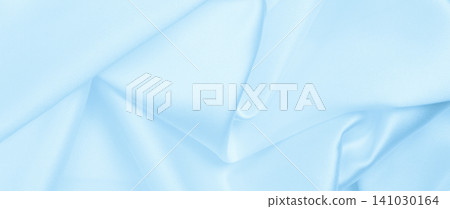 Smooth elegant blue silk or satin luxury cloth texture as abstract background. Luxurious background design Smooth elegant blue silk or satin luxury cloth texture as abstract background. Luxurious background design 141030164
