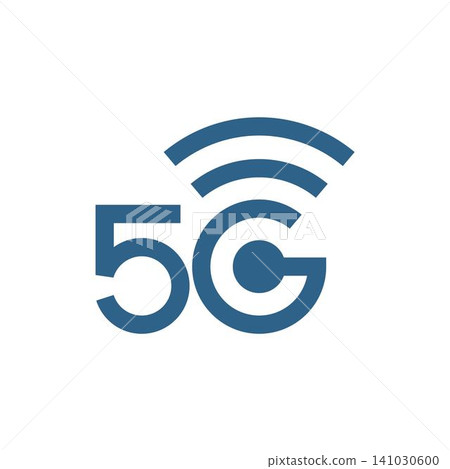5G Wireless Network Signal Logo Icon 5G Wireless Network Signal Logo Icon 141030600