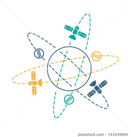 5G Wireless Network Signal Logo Icon 5G Wireless Network Signal Logo Icon 141030604