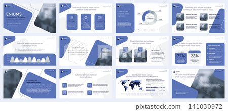 Business Presentation Template Layout Business Presentation Template Layout 141030972
