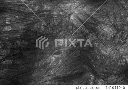 Black soft wool pattern texture abstract dark fluffy fur background structure backdrop 141031040