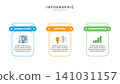 Business infographic template with modern design elements and icons in vector 141031157