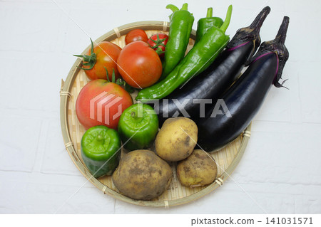 Summer vegetables harvested Summer vegetables harvested 141031571