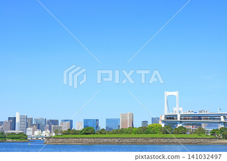 東京都港區彩虹橋風景 東京都港區彩虹橋風景 141032497