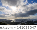 The majestic scenery of Kujukushima Islands as seen from Tenkaiho Peak in Nagasaki Prefecture in the evening. The majestic scenery of Kujukushima Islands as seen from Tenkaiho Peak in Nagasaki Prefecture in the evening. 141033047