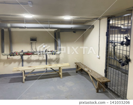 Underground bomb shelter residential building Underground bomb shelter residential building 141033206