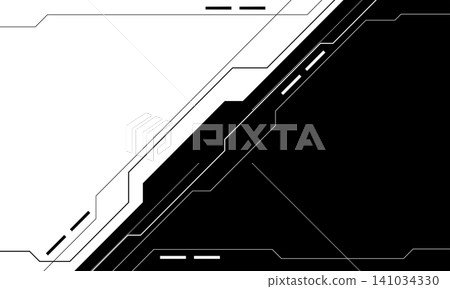Abstract black circuit board technology connected lines electronics elements computer motherboard chip processor semiconductor digital on white background vector Abstract black circuit board technology connected lines electronics elements computer motherboard chip processor semiconductor digital on white background vector 141034330