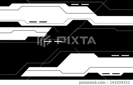 Abstract black circuit board technology connected lines electronics elements computer motherboard chip processor semiconductor digital on white background vector Abstract black circuit board technology connected lines electronics elements computer motherboard chip processor semiconductor digital on white background vector 141034331