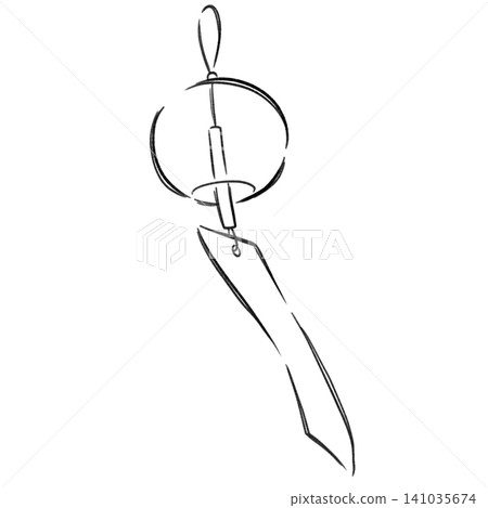 An illustration (line drawing) of wind chimes swaying in the breeze. An illustration (line drawing) of wind chimes swaying in the breeze. 141035674