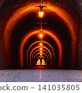 Meiji Tunnel on the Old Tokaido Road in Utsunoya, Shizuoka, Japan 141035805