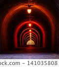 Meiji Tunnel on the Old Tokaido Road in Utsunoya, Shizuoka, Japan 141035808
