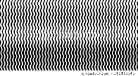 Halftone wave pattern with parallel line creates dynamic texture. Vertical stripe background with gradient fade effect for secure document design and modern graphics. Halftone wave pattern with parallel line creates dynamic texture. Vertical stripe background with gradient fade effect for secure document design and modern graphics. 141036142