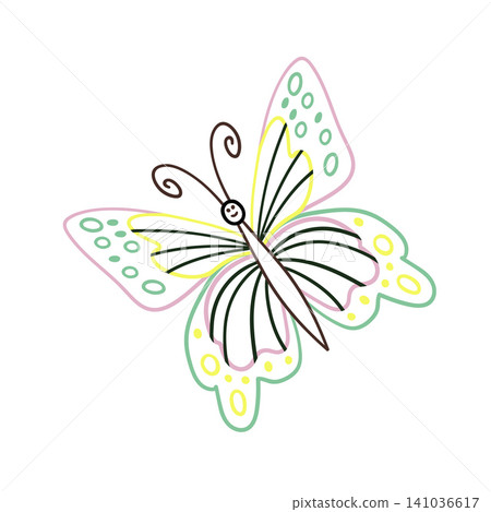 Cute vector icon in outline style Cute vector icon in outline style 141036617