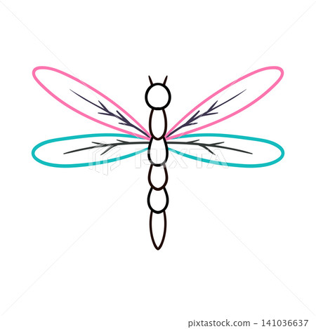 Cute vector icon in outline style Cute vector icon in outline style 141036637