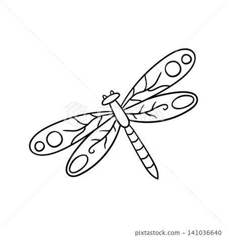 Cute vector icon in outline style Cute vector icon in outline style 141036640