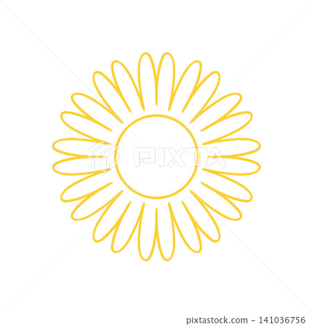 Cute vector icon in outline style Cute vector icon in outline style 141036756