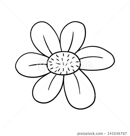 Cute vector icon in outline style Cute vector icon in outline style 141036787