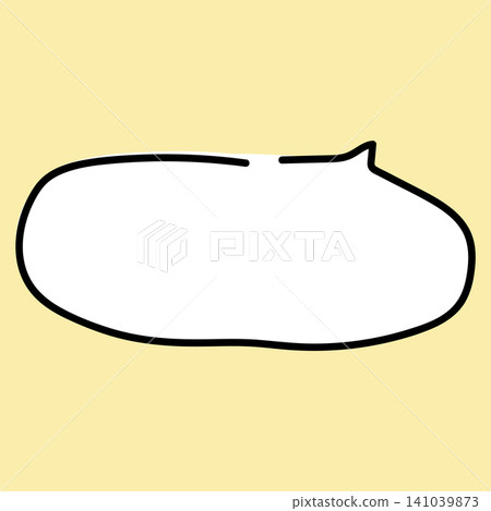 Hand-drawn speech bubbles for messages and dialogue - round, filled with white - 4 Hand-drawn speech bubbles for messages and dialogue - round, filled with white - 4 141039873