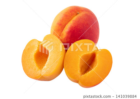 Apricot on a transparent background (png) Apricot on a transparent background (png) 141039884