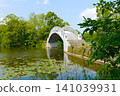函館的大沼準國立公園風景優美，園內有許多小島和橋樑，彷彿漂浮在水面上。 141039931