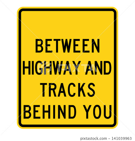 American road signs: Distance from railroad crossings American road signs: Distance from railroad crossings 141039963