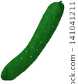 Illustration material of cucumber 141041211