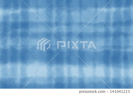 Illustration material: Light blue background and tartan check pattern Illustration material: Light blue background and tartan check pattern 141041223