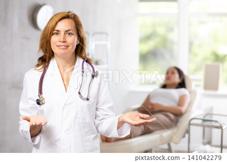 Portrait of middle-aged doctor Portrait of middle-aged doctor 141042279
