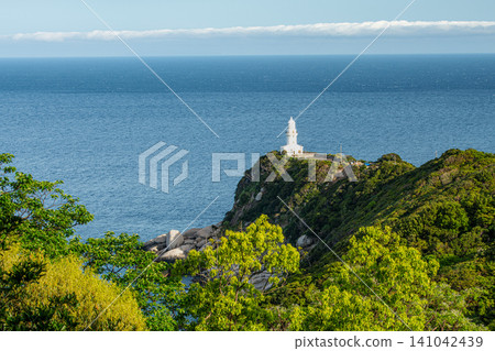 Springtime in Yakushima: Cape Nagata and Yakushima Lighthouse Springtime in Yakushima: Cape Nagata and Yakushima Lighthouse 141042439