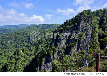 A refreshing summer getaway hike at the end of summer: the trekking courses and landscape of dead trees in Odaigahara. A refreshing summer getaway hike at the end of summer: the trekking courses and landscape of dead trees in Odaigahara. 141042797