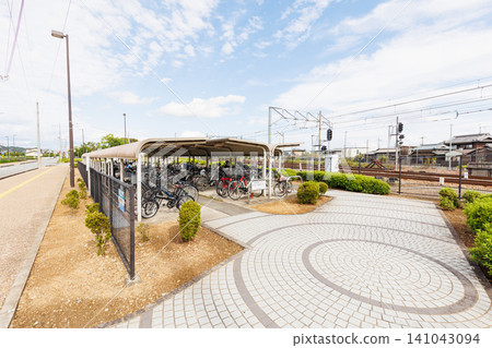 兵庫縣加古川市藥人站北出口附近的停車場(拍攝於2025年9月29日) 兵庫縣加古川市藥人站北出口附近的停車場(拍攝於2025年9月29日) 141043094