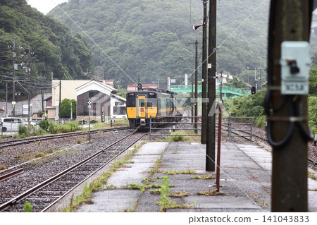◇Walking tour of Yunotsu town [JR Yunotsu Station, Limited Express Super Oki] / Oda City, Shimane Prefecture 141043833