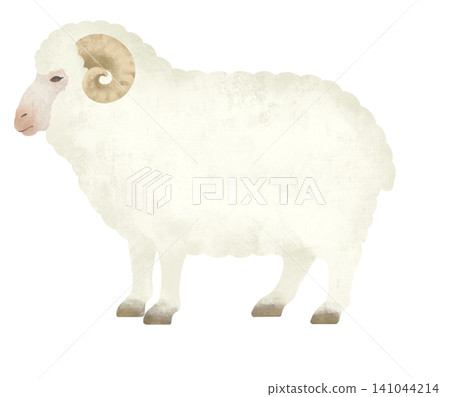 Year of the Sheep - Cute sheep illustration Year of the Sheep - Cute sheep illustration 141044214