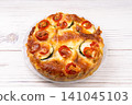 Zucchini and salmon flake invisible cake Zucchini and salmon flake invisible cake 141045103
