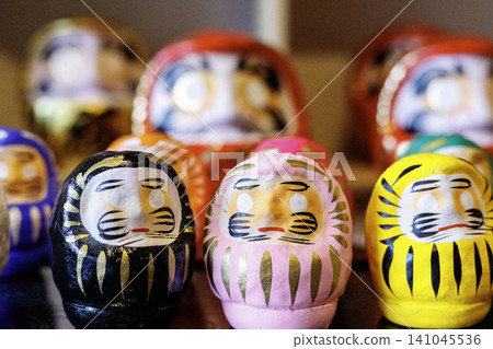 Takasaki Daruma, a traditional doll from Gunma Prefecture Takasaki Daruma, a traditional doll from Gunma Prefecture 141045536