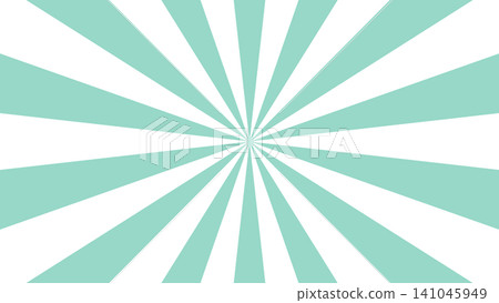 Mint-colored radial rays, translucent background (sunburst), green, horizontal. Mint-colored radial rays, translucent background (sunburst), green, horizontal. 141045949