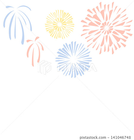 五顏六色的煙花框架 五顏六色的煙花框架 141046748
