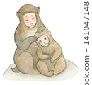 Parent and child of monkey 141047148