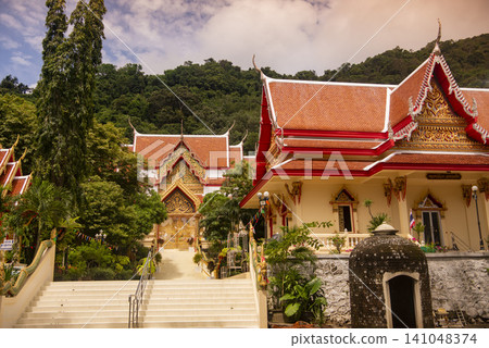 THAILAND PHUKET ISLAND KATA TOWN WAT KITTISANGKARAM THAILAND PHUKET ISLAND KATA TOWN WAT KITTISANGKARAM 141048374