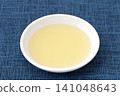 Rice oil in a small dish 141048643