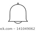 Simple notification, alert, bell, new message, and call icons. 141049062
