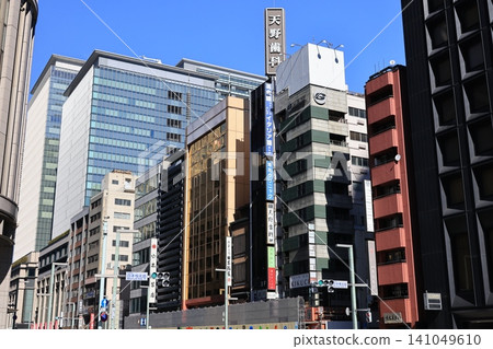 Scenery of Nihonbashi in Chuo-ku, Tokyo Scenery of Nihonbashi in Chuo-ku, Tokyo 141049610