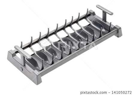 Tool for organizing and displaying metal kitchen utensils on a countertop or table 141050272