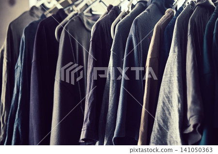 Room-dried laundry Room-dried laundry 141050363