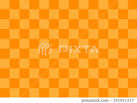 橘色背景材質,棋盤格圖案 橘色背景材質,棋盤格圖案 141051317