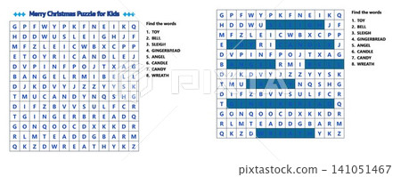 Merry christmas word puzzle for kids educational game worksheet holiday activity sheet Merry christmas word puzzle for kids educational game worksheet holiday activity sheet 141051467