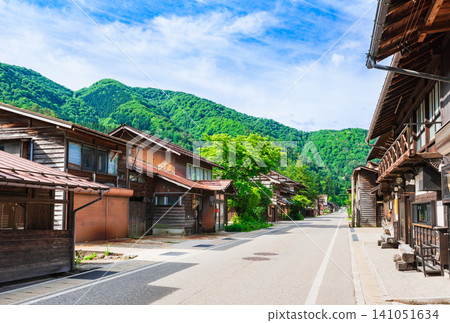 萩町通,白川鄉的主要街道 萩町通,白川鄉的主要街道 141051634
