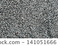 Gray gravel surface with small stones ideal for construction and landscaping projects 141051666