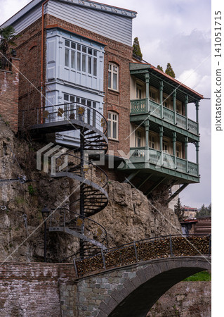 Architecture of Old Tbilisi, Georgia Architecture of Old Tbilisi, Georgia 141051715