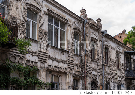 Architecture of old Tbilisi, capital city of Georgia Architecture of old Tbilisi, capital city of Georgia 141051749